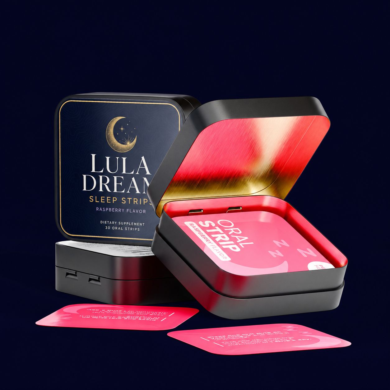 Lula Dream Sleep Strips — Open Tin